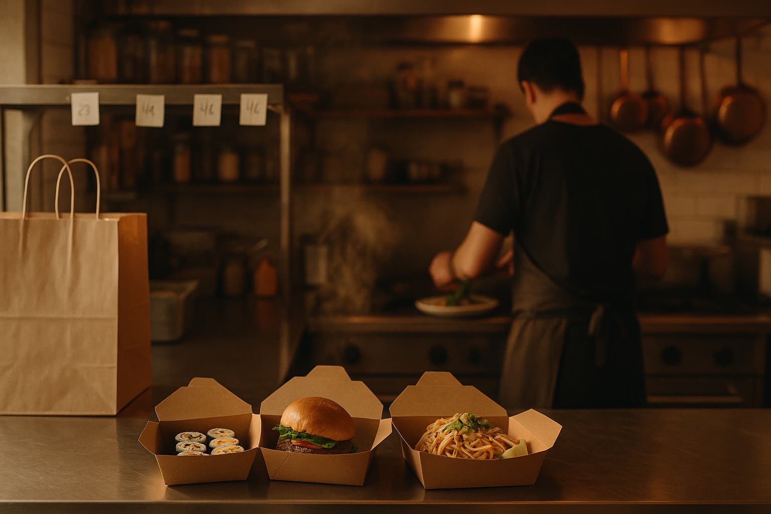 Dark kitchens y delivery-only