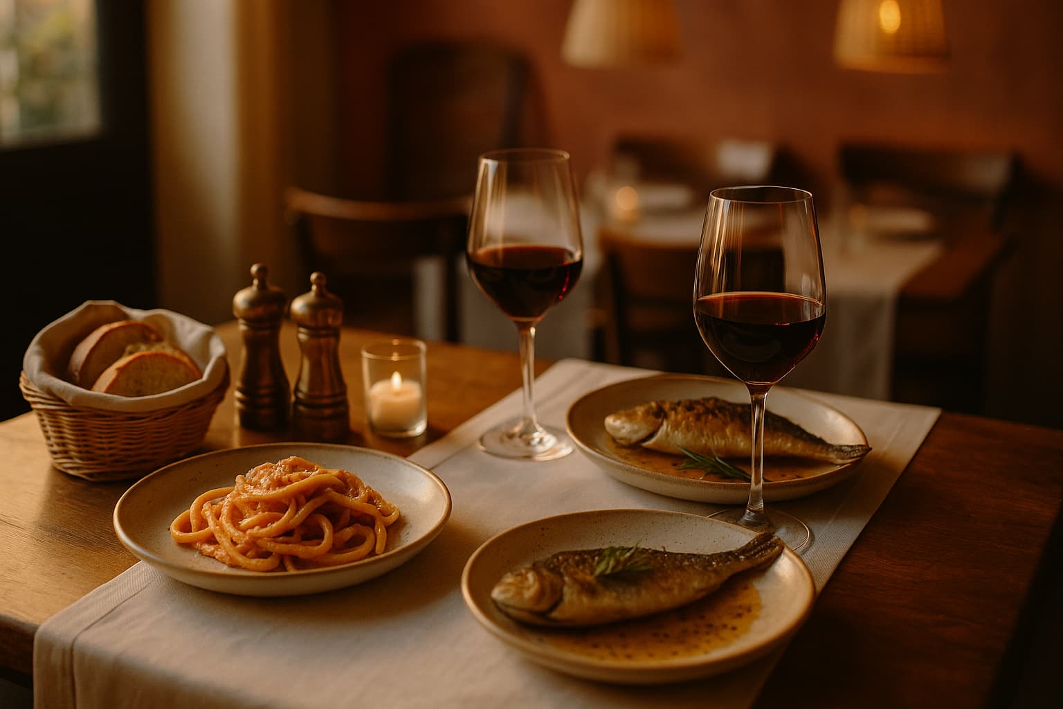 Restaurantes con mesas
